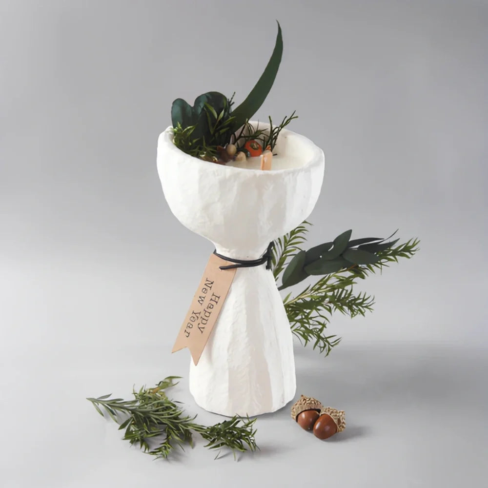 Cement Candle Holder