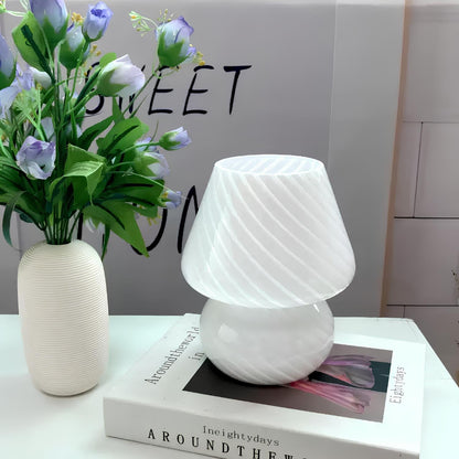 Hand-Blown Glass Table Lamp